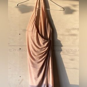 Pink sparkly prom dress